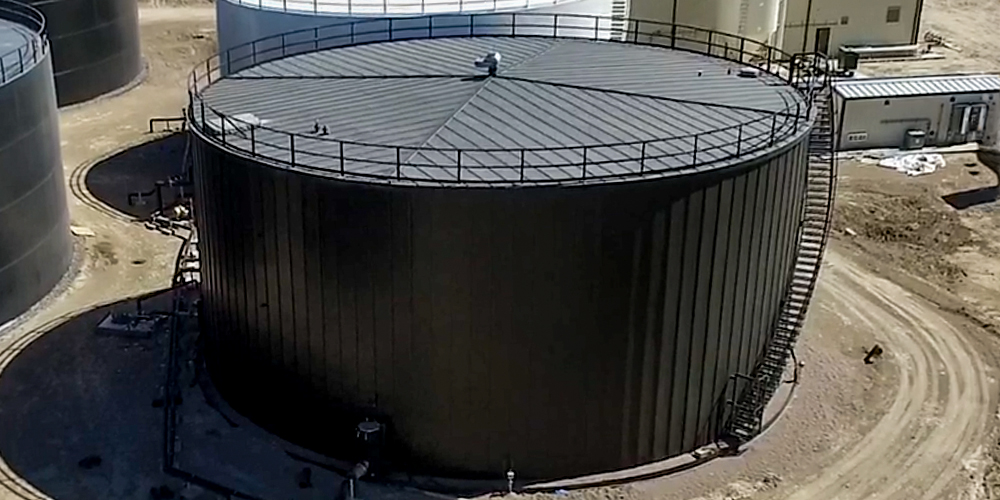 A heated and insulated Heartland tank.