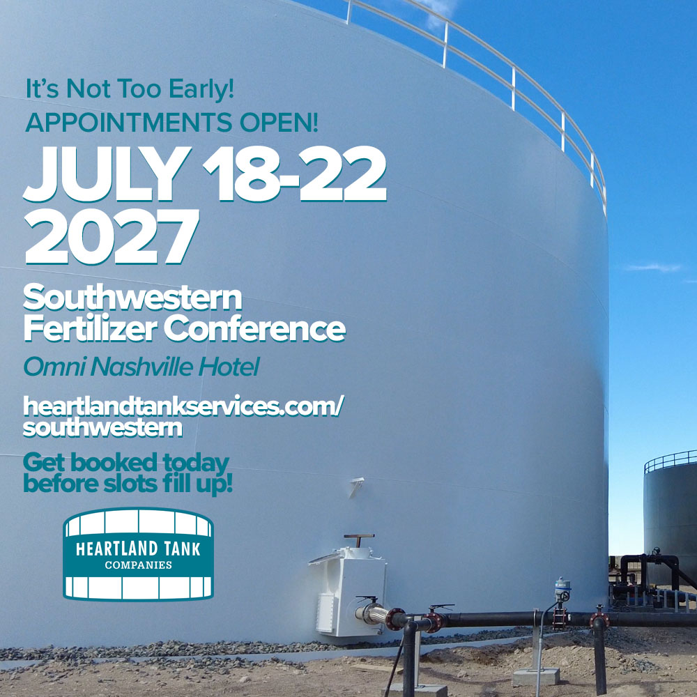 Southwestern Fertilizer - Heartland Tank Services, July 18-22, 2027